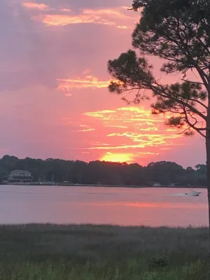 Image of Stunning Sunsets at this Waterfront Home