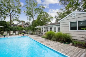 Image of East Quogue Designer Home Pool in Beautiful Hamptons