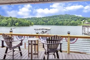 Image of Enjoy breathtaking lake views from the comfort of your own private deck.