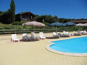 Image of Conditioned and quiet cottage with heated pool, for 5 people, 2 bedrooms