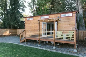 Image of Modern Urban Tiny House w\/ 2BR near Airport and Transportation-Private Setting