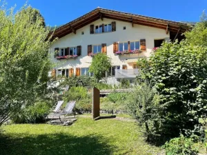 Image of House with beautiful lake view, garden and pool
