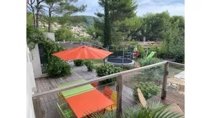 Image of Adorable studio with swimming pool and large terrace.