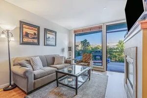 Image of Private patio villa with mountain views, pool, hot tub, fireplace, & W\/D
