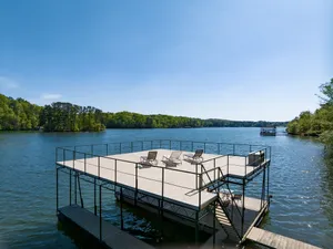 Image of Perfect lake location in open cove! Private dock, Outdoor Kitchen & Fire Pit