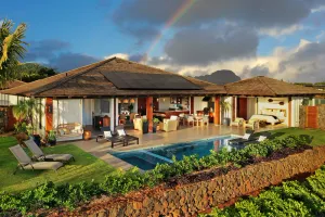 Image of Hale Kainani #6 E Komo Mai: Secluded Luxury Home w\/ Pool, Spa, AC & Ocean Views