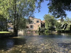 Image of Desire to escape: A terrace on the water's edge
