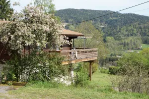 Image of Cleurie chalet rental with magnificent views over the valleys of the Vosges