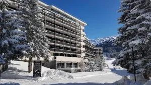 Image of 200m from resort center, 1st floor, swimming pool, sauna, terrace, tv, ski locker, 41m², Flaine