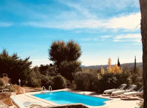 Image of Delightful provencal style villa on a single level with pool and stunning views.