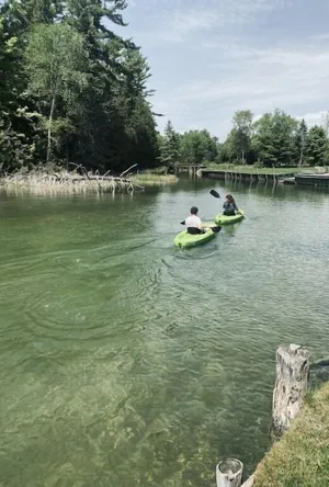 Image of Inland Waterways Home w\/ Hot Tub! On Cheboygan River, inside Strawberry Canal!