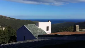 Image of Typical house of Cap Corse sea view