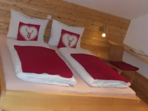 Image of Bio living Waldblick room with kitchen - Bio Bauernhof Mondsee Familie Schafleitner-Kroiß (3 flowers)