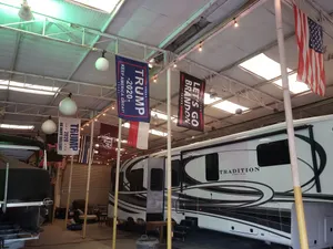 Image of Nicely Furnished, Stationery  RV for Cozy Weekend GetAways and OVERFLOW sleeping