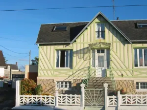 Image of House with garden in the center of the D-Day landing beaches