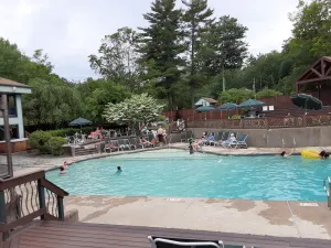 Image of White mountain retreat pools, Tennis, Pickleball basketball, pond hiking