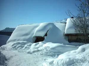 Image of Maison D'altitude Poutres et Pierre Avec vue sur la Vallée!