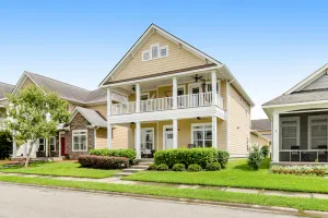 Image of Charming, immaculate coastal home with furnished porches, AC, & washer\/dryer