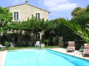 Image of Ground floor apartment with private pool in restored farmhouse