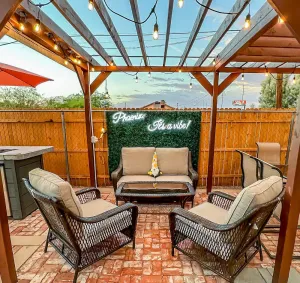 Image of Cozy Home w\/Yard & Outdoor Kitchen 5 min. Drive to Downtown & Airport