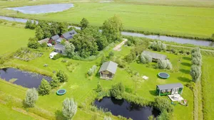 Image of Comfortably furnished safari tent in the Dutch countryside