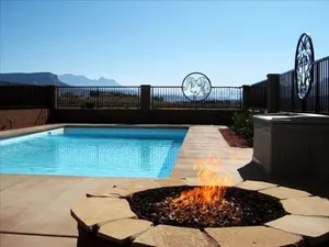 Image of Beautiful Secluded Casita Close to Zion Pool Fire Pit Patio, This Is YOUR Place!