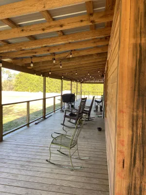 Image of Large ,pet friendly cabin on beautiful, private expansive farm acreage .