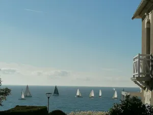Image of Pornic St marie sea and beach at the foot of the house