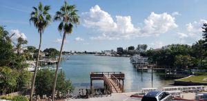 Image of Pool, Fishing Dock,  and steps to the Beach!   Awesome view of Boca Ceiga Bay..