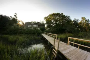 Image of Waterfront house. Pier, kayak, fishing, privacy, nature. Near beaches, boating.