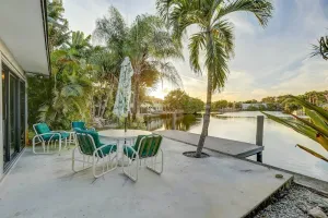 Image of Waterfront Apartment ~ Private Patio ~ Pool