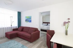 Image of Holiday Apartment \"Huber Living Deluxe 108\" with 2 Balconies & Wi-Fi