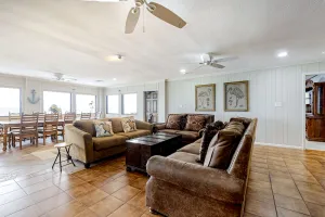 Image of Open & Bright Bayfront Getaway w\/ a Full Kitchen, Furnished Deck, & Fast WiFi