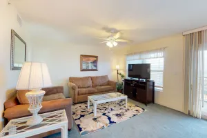 Image of Bright Gulf-front condo w/ central AC, washer/dryer, pool access, and ocean view