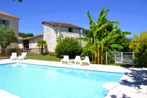 Image of Castelneuve is a private home with a luxurious appearance and pool