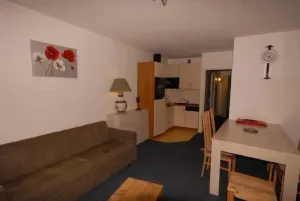 Image of 250m from resort center, 3rd floor, view ski slopes, balcony, tv, 30m², Gourette