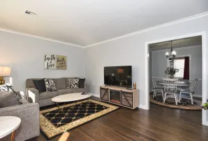 Image of BLUE FLAMINGO 🦩 CHARMING HOME-Heart of Tulsa-By Cherry St-Expo-Fair Ground