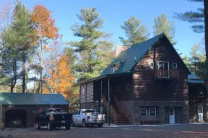 Image of Adirondack Charm in the 1000 Islands features 3 kitchens.
