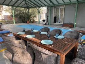 Image of Domaine Spa Perret-À 3Mn Giverny-Jardins Monet-Le Vexin-Parc 3Ha-Piscine Extérieure-Jeux Enfants-Ping Pong-B&B Château ArtDéco MasterSuite ou Gîte de Charme-Options Breakfast-Dîner-Billard-Sauna-Fitness-Hammam-Forfait 2 Nuits 1H Jacuzzi Offerte !