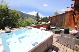 Image of Charming Chalet w/ Mountain & Slope Views, Jacuzzi