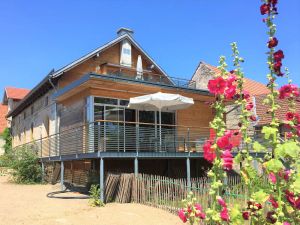 Image of Brauhaus 3 wellness loft \"Malz\", XXL balcony with nature view, sauna, pool
