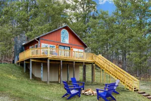 Image of Loft Cabin w, Fire Pit, Huge Deck & WiFi!