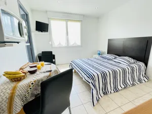 Image of Musset : Nice flat at 300 meters from the entrance of the thermal baths (Parking)