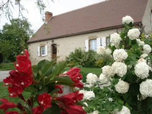 Image of Renovated farmhouse, countryside, fireplace, private pond, garden, parking, internet