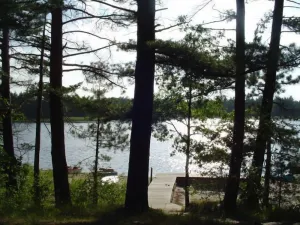 Image of Lakeside Log Home, fireplace, snowmobile trails, parking, skiing, dog-friendly