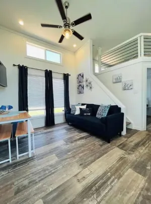 Image of Bosque Azul. A one bedroom tiny home with a loft.