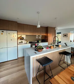 Image of Fabulous New Contemporary Villa. Steps From the Beach\/Outdoor Tub and Firepit