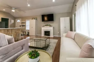 Image of Sylvans Hidden Gem \"The Lilly Pad\" w\/ Murphy Bed! Internal name: Lilly - Studio sleeps 4
