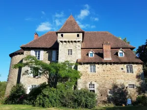 Image of Authentic 13th century chateau, in 3 acres  surrounded by high stone walls.