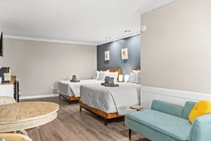 Image of Premium Double Queen Room Hotel- 2 Pools, Near Beach\/Boardwalk, No Pets Allowed